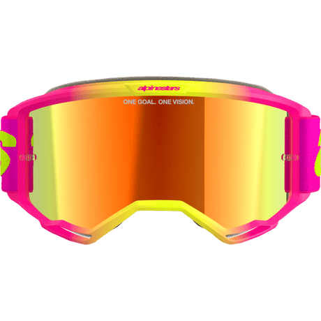 ALPINESTARS GOGGLE VISION 5 WORDMARK PNK/YLW/MIR - DRIVEN Canada's Powersports 80593474962145102425 - 3085