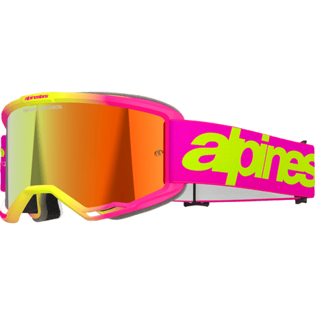 ALPINESTARS GOGGLE VISION 5 WORDMARK PNK/YLW/MIR - DRIVEN Canada's Powersports 80593474962145102425 - 3085
