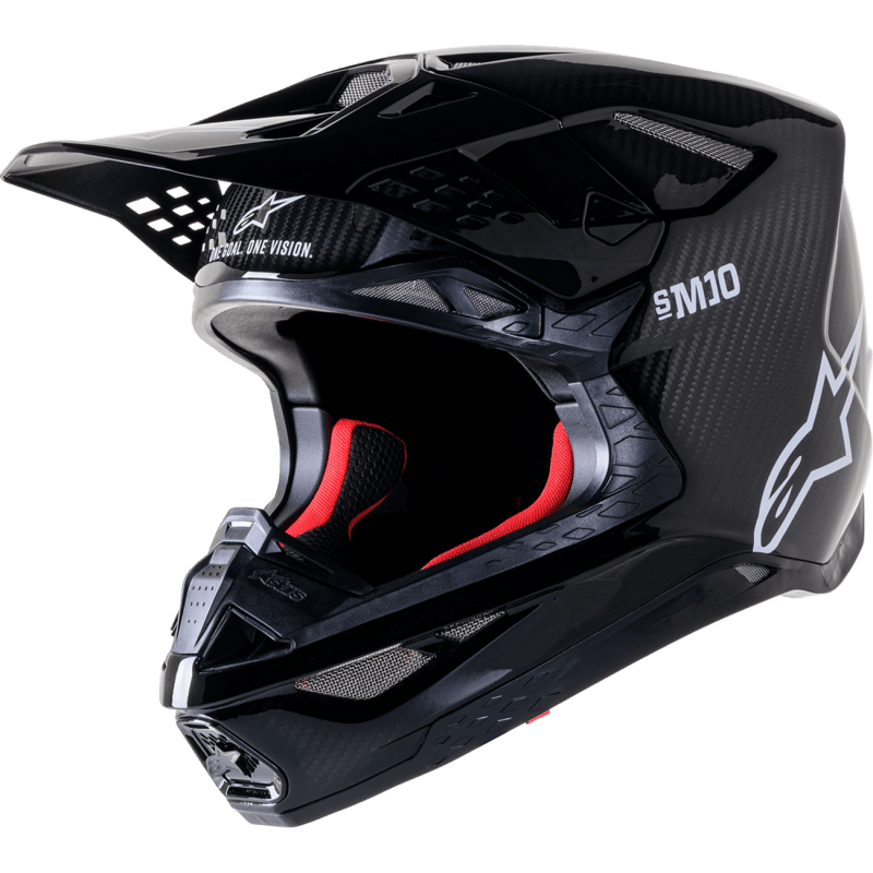 ALPINESTARS HELMET SM10 SOLID CARB - DRIVEN Canada's Powersports 80593471708938300123 - 1188 - S