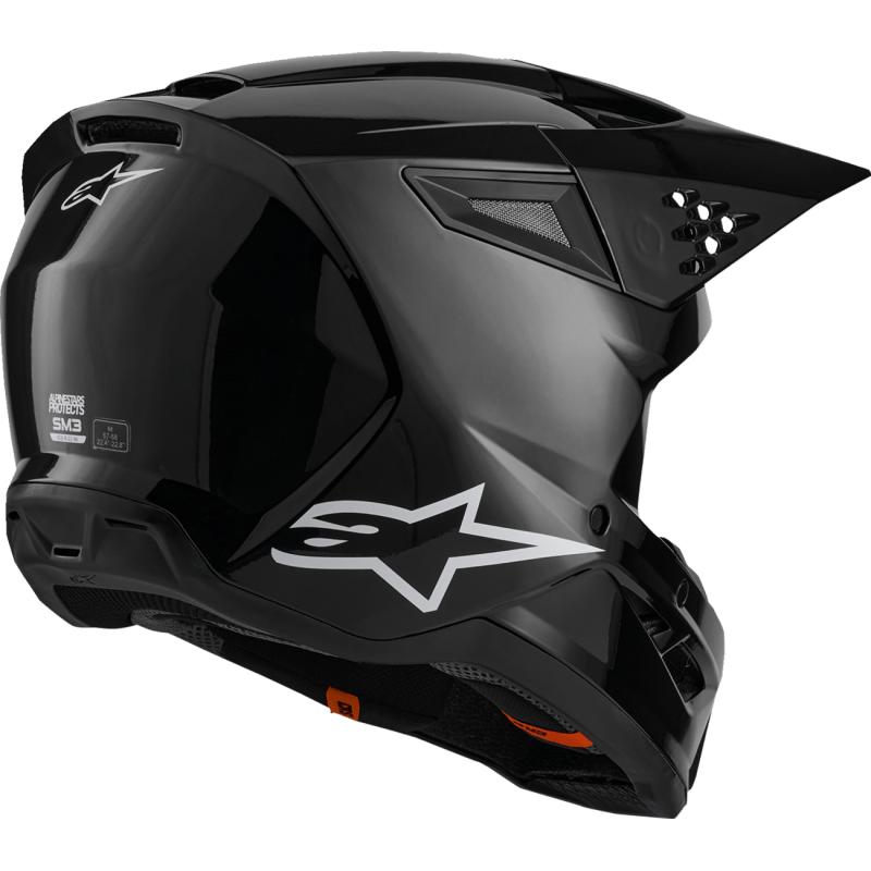 ALPINESTARS HELMET SM3 BLACK - GLOSS - DRIVEN Canada's Powersports 80593475713798300426 - 1180 - XS