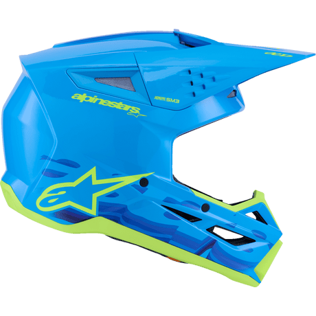 ALPINESTARS HELMET SM3 FORCE CYAN - DRIVEN Canada's Powersports 80593475727038301126 - 7232 - S