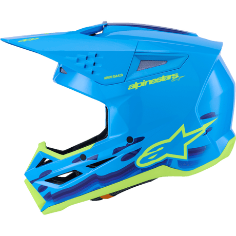 ALPINESTARS HELMET SM3 FORCE CYAN - DRIVEN Canada's Powersports 80593475727038301126 - 7232 - S
