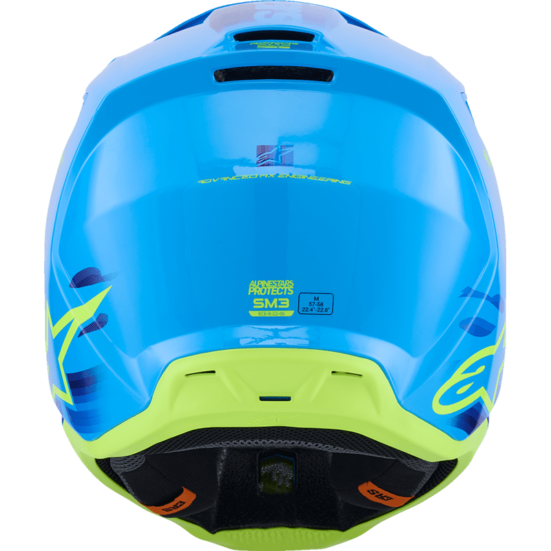 ALPINESTARS HELMET SM3 FORCE CYAN - DRIVEN Canada's Powersports 80593475727038301126 - 7232 - S