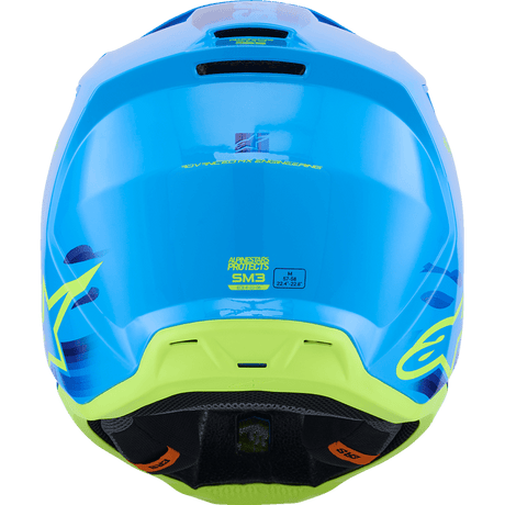 ALPINESTARS HELMET SM3 FORCE CYAN - DRIVEN Canada's Powersports 80593475727038301126 - 7232 - S
