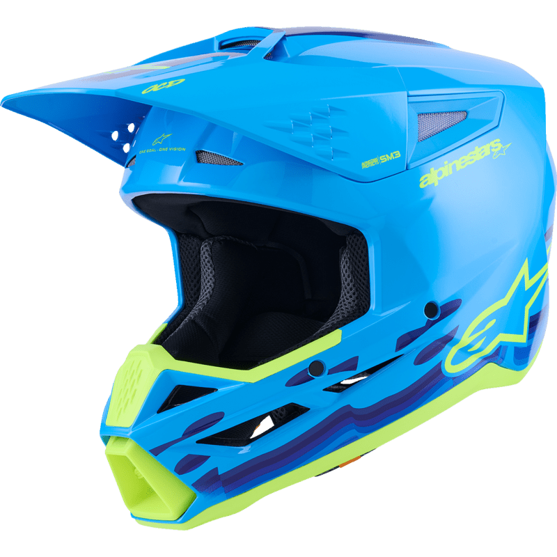 ALPINESTARS HELMET SM3 FORCE CYAN - DRIVEN Canada's Powersports 80593475727038301126 - 7232 - S