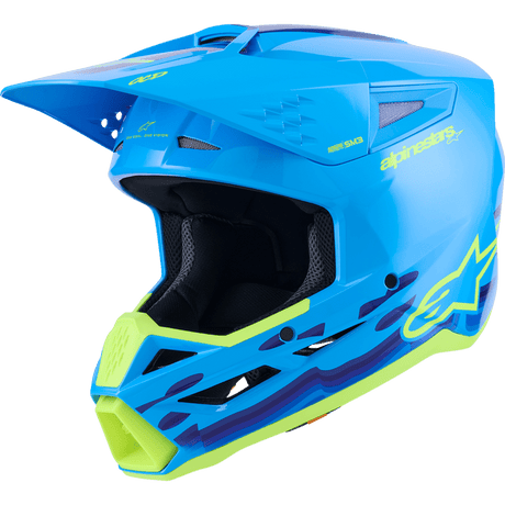 ALPINESTARS HELMET SM3 FORCE CYAN - DRIVEN Canada's Powersports 80593475727038301126 - 7232 - S