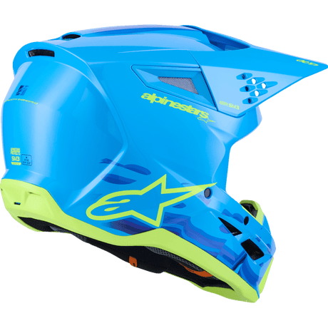 ALPINESTARS HELMET SM3 FORCE CYAN - DRIVEN Canada's Powersports 80593475727038301126 - 7232 - S
