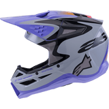ALPINESTARS HELMET SM3 JETTSON GRAY/PUR/BLK - DRIVEN Canada's Powersports 80593476467708302726 - 9277 - S