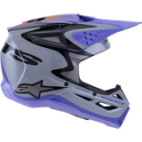 ALPINESTARS HELMET SM3 JETTSON GRAY/PUR/BLK - DRIVEN Canada's Powersports 80593476467708302726 - 9277 - S