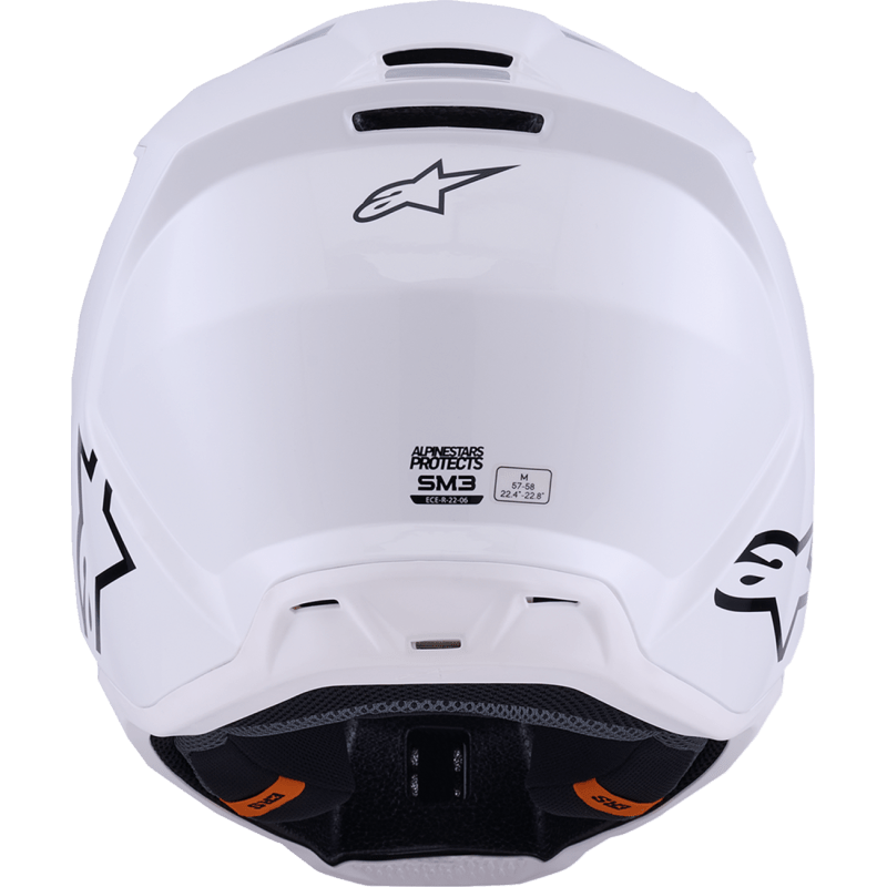 ALPINESTARS HELMET SM3 WHITE - GLOSS - DRIVEN Canada's Powersports 80593475714308300426 - 2180 - XS