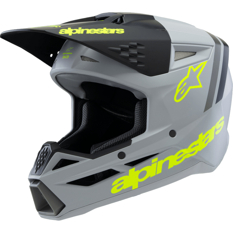 ALPINESTARS HELMET SM3 YTH RADIUM G/B/Y S ECE06 (8301925 - 9510 - YS) - DRIVEN Canada's Powersports 80593474468518301925 - 9510 - YS