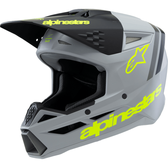 ALPINESTARS HELMET SM3 YTH RADIUM G/B/Y S ECE06 (8301925 - 9510 - YS) - DRIVEN Canada's Powersports 80593474468518301925 - 9510 - YS