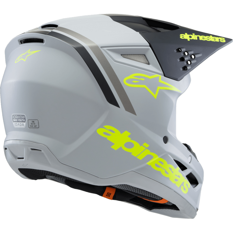 ALPINESTARS HELMET SM3 YTH RADIUM G/B/Y S ECE06 (8301925 - 9510 - YS) - DRIVEN Canada's Powersports 80593474468518301925 - 9510 - YS