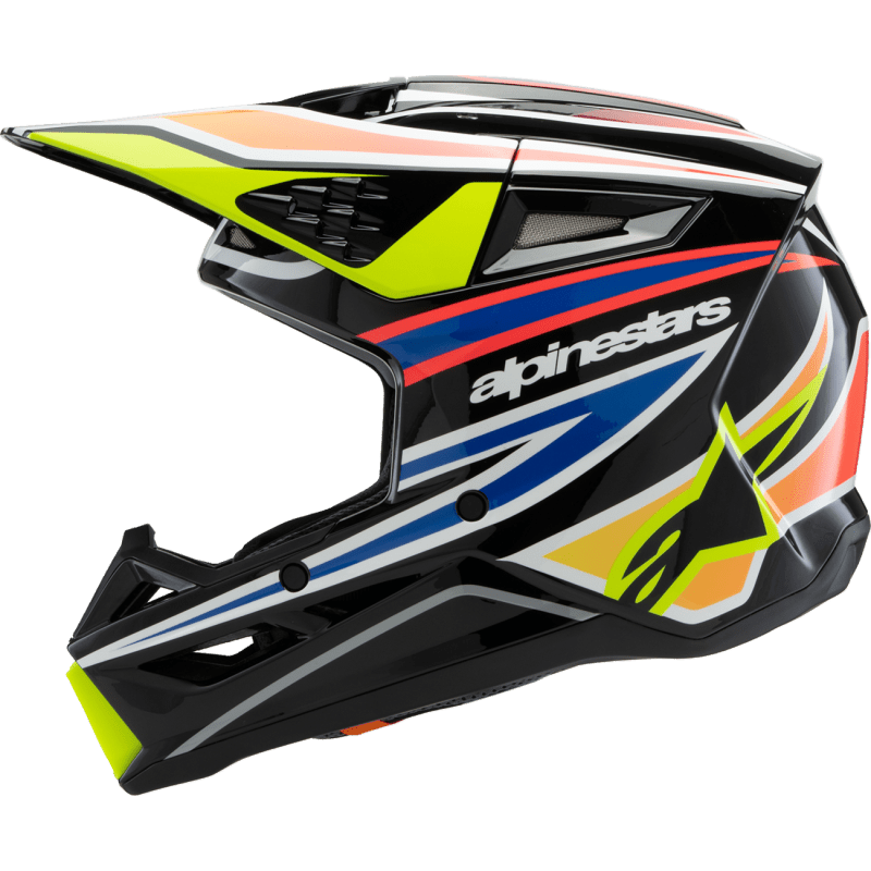 ALPINESTARS HELMET SM3 YTH WURX B/Y/BL/R S ECE06 (8302125 - 1574 - YS) - DRIVEN Canada's Powersports 80593474469128302125 - 1574 - YS