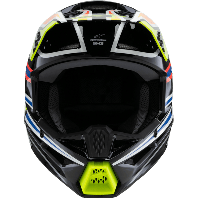 ALPINESTARS HELMET SM3 YTH WURX B/Y/BL/R S ECE06 (8302125 - 1574 - YS) - DRIVEN Canada's Powersports 80593474469128302125 - 1574 - YS