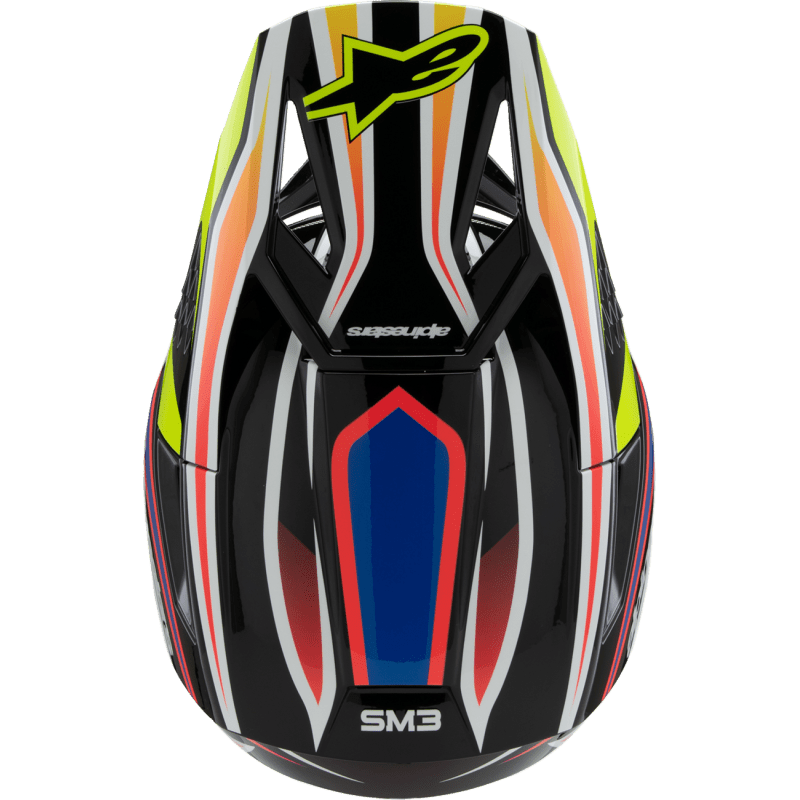 ALPINESTARS HELMET SM3 YTH WURX B/Y/BL/R S ECE06 (8302125 - 1574 - YS) - DRIVEN Canada's Powersports 80593474469128302125 - 1574 - YS