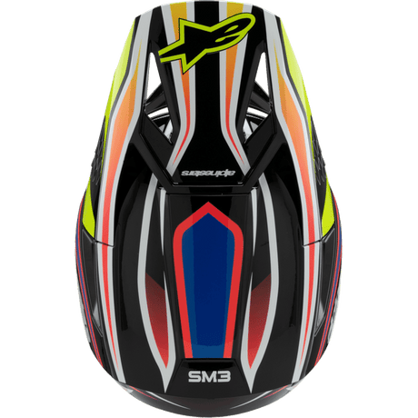 ALPINESTARS HELMET SM3 YTH WURX B/Y/BL/R S ECE06 (8302125 - 1574 - YS) - DRIVEN Canada's Powersports 80593474469128302125 - 1574 - YS