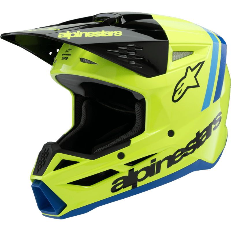 ALPINESTARS HELMET SM3 YTH Y/B/BL S ECE06 (8301925 - 5017 - YS) - DRIVEN Canada's Powersports 80593474468378301925 - 5017 - YS