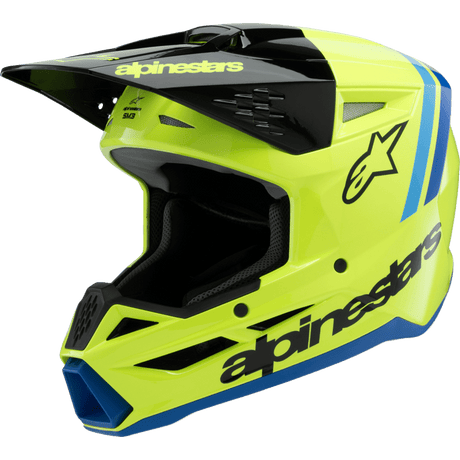 ALPINESTARS HELMET SM3 YTH Y/B/BL S ECE06 (8301925 - 5017 - YS) - DRIVEN Canada's Powersports 80593474468378301925 - 5017 - YS