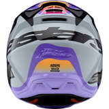 ALPINESTARS HELMET YTH SM3 JETTSON GRAY/PUR/BLK YS (8303126 - 9277 - YS) - DRIVEN Canada's Powersports 80593476468628303126 - 9277 - YS