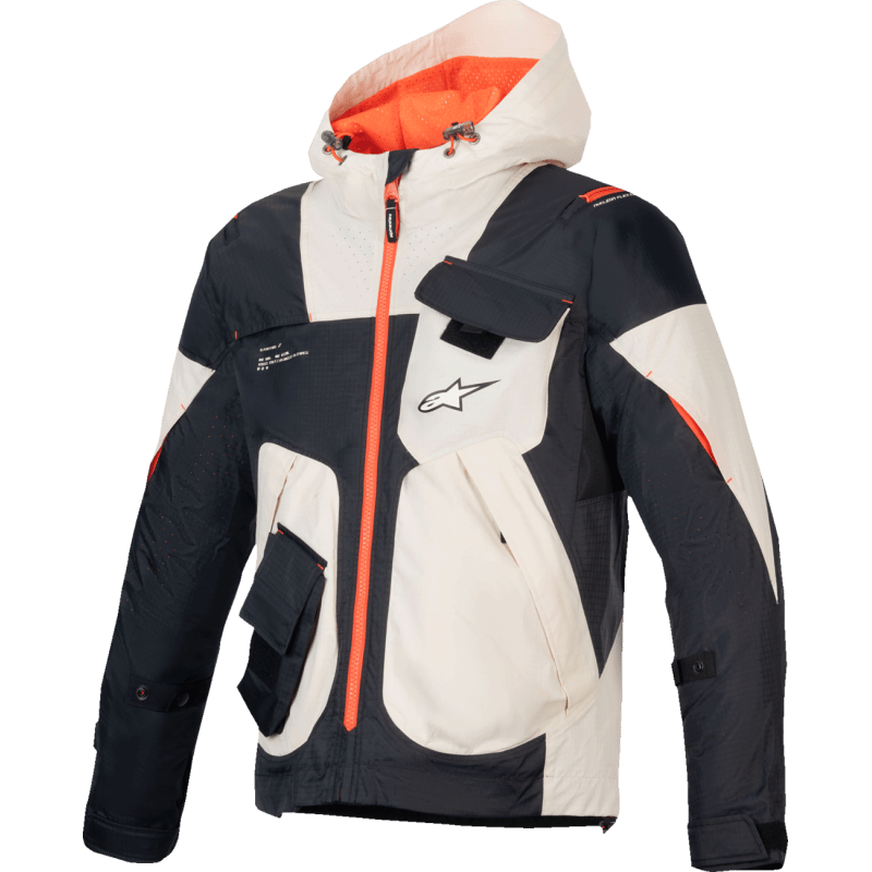 ALPINESTARS JACKET MOGRESS AIR BLK/ALMOND/ORG - DRIVEN Canada's Powersports 80593475396903301625 - 1489 - S