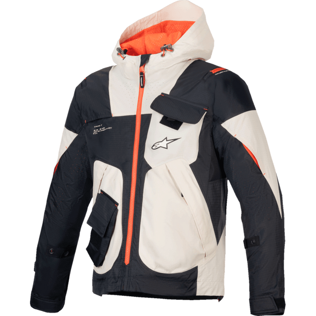ALPINESTARS JACKET MOGRESS AIR BLK/ALMOND/ORG - DRIVEN Canada's Powersports 80593475396903301625 - 1489 - S
