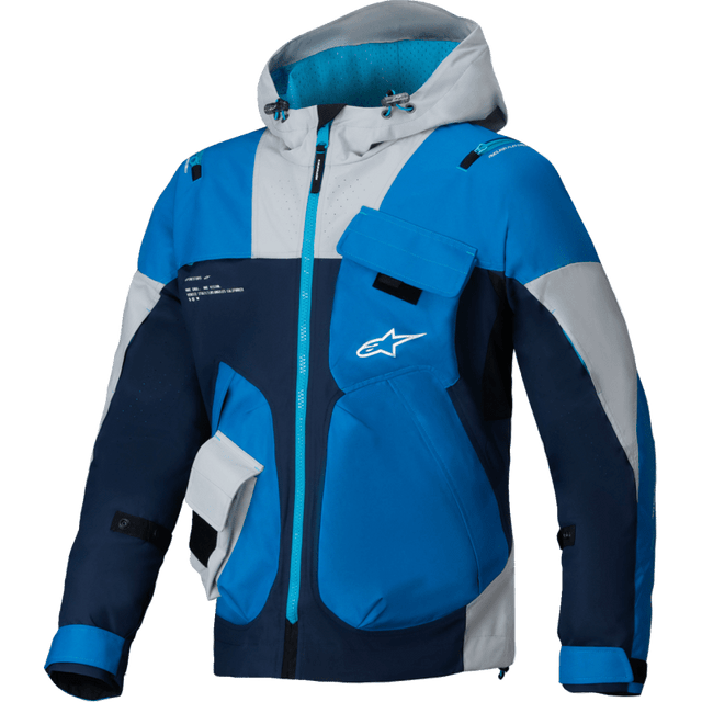 ALPINESTARS JACKET MOGRESS AIR BLUE/ALMOND - DRIVEN Canada's Powersports 80593475397513301625 - 7187 - S