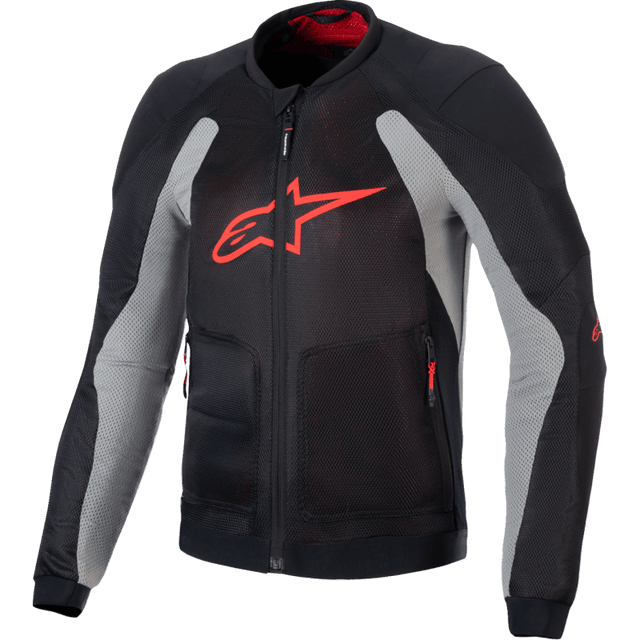 ALPINESTARS JACKET TROOP AIR BLK/GRY/BRIGHT - DRIVEN Canada's Powersports 80593475388913301225 - 1087 - S