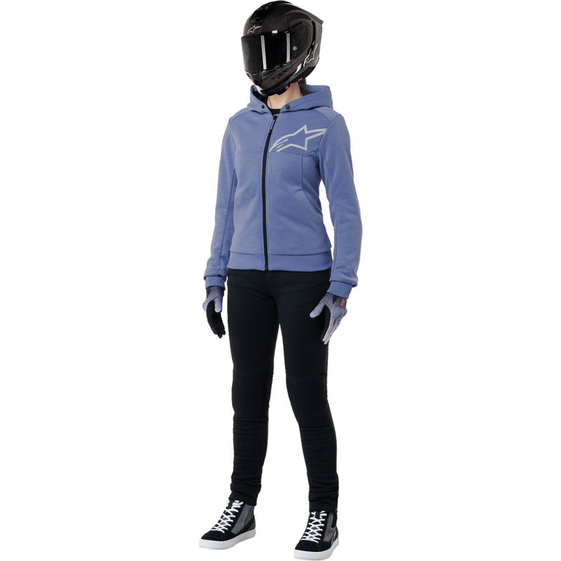 ALPINESTARS JACKET/HOODIE 4W CHROME V2 VIOLET/WHT - DRIVEN Canada's Powersports 80593475455784210225 - 7185 - S