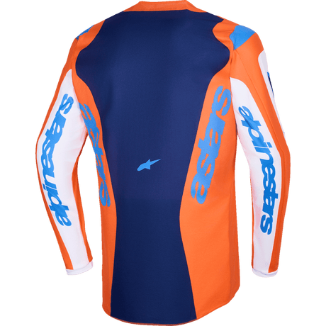 ALPINESTARS JERSEY FLUID GRID ORAN/BLUE - DRIVEN Canada's Powersports 80593476374333761126 - 4011 - S