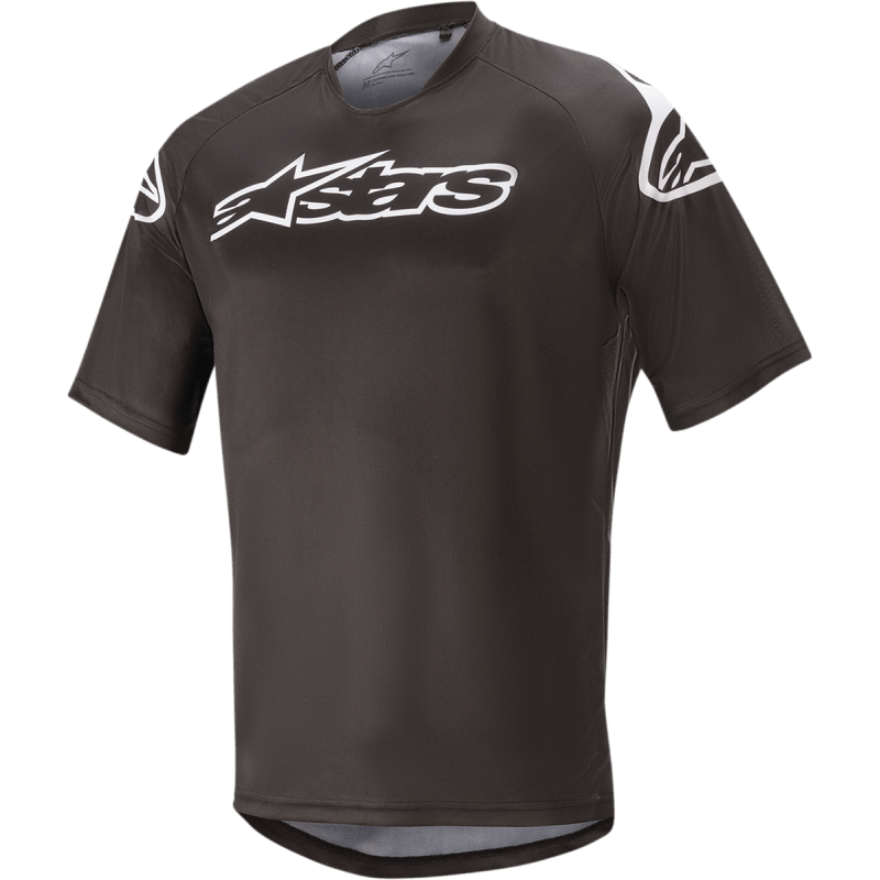 THOR JERSEY RACER V2 Black/White Front - Driven Powersports