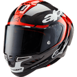 Alpinestars S - R10 Element Helmet Carb/R/W - DRIVEN Canada's Powersports 8059347376228200324-1363-XS