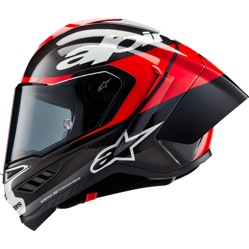 Alpinestars S - R10 Element Helmet Carb/R/W - DRIVEN Canada's Powersports 8059347376228200324-1363-XS