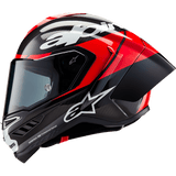 Alpinestars S - R10 Element Helmet Carb/R/W - DRIVEN Canada's Powersports 8059347376228200324-1363-XS