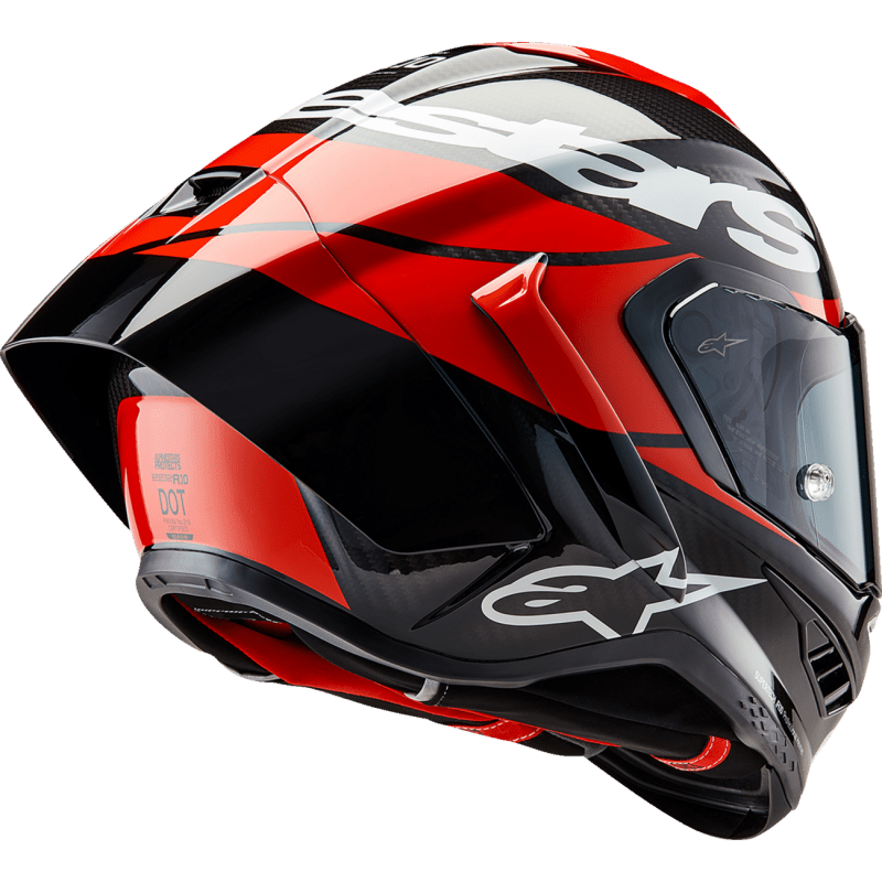 Alpinestars S - R10 Element Helmet Carb/R/W - DRIVEN Canada's Powersports 8059347376228200324-1363-XS