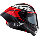 Alpinestars S - R10 Element Helmet Carb/R/W - DRIVEN Canada's Powersports 8059347376228200324-1363-XS