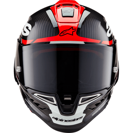 Alpinestars S - R10 Element Helmet Carb/R/W - DRIVEN Canada's Powersports 8059347376228200324-1363-XS