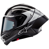 Alpinestars S - R10 Element Helmet Carb/SIL/BK - DRIVEN Canada's Powersports 8059347376288200324-1368-XS