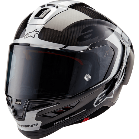 Alpinestars S - R10 Element Helmet Carb/SIL/BK - DRIVEN Canada's Powersports 8059347376288200324-1368-XS