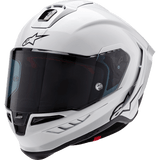 ALPINESTARS S - R10 SOLID HELMET WHT GLS/BLK - DRIVEN Canada's Powersports 8059347341058200124 - 2170 - XS