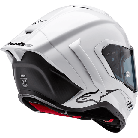 ALPINESTARS S - R10 SOLID HELMET WHT GLS/BLK - DRIVEN Canada's Powersports 8059347341058200124 - 2170 - XS