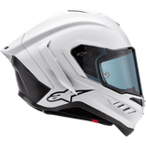 ALPINESTARS S - R10 SOLID HELMET WHT GLS/BLK - DRIVEN Canada's Powersports 8059347341058200124 - 2170 - XS