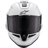 ALPINESTARS S - R10 SOLID HELMET WHT GLS/BLK - DRIVEN Canada's Powersports 8059347341058200124 - 2170 - XS