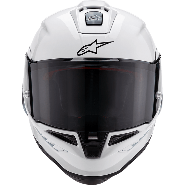 ALPINESTARS S - R10 SOLID HELMET WHT GLS/BLK - DRIVEN Canada's Powersports 8059347341058200124 - 2170 - XS