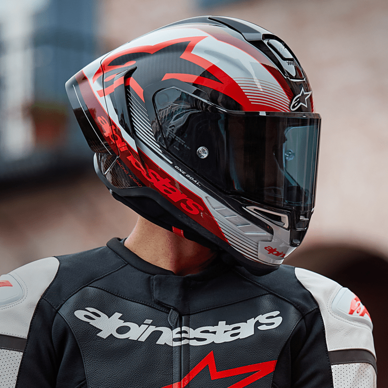 Alpinestars S - R10 Team Helmet CRB/R/W - DRIVEN Canada's Powersports 8059347376108200224-1352-XS