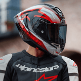 Alpinestars S - R10 Team Helmet CRB/R/W - DRIVEN Canada's Powersports 8059347376108200224-1352-XS