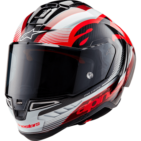 Alpinestars S - R10 Team Helmet CRB/R/W - DRIVEN Canada's Powersports 8059347376108200224-1352-XS