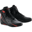 ALPINESTARS SHOES FASTER - 4 DS BLACK/RIO RED/FLUO - DRIVEN Canada's Powersports 80593476162092540326 - 1557 - 8