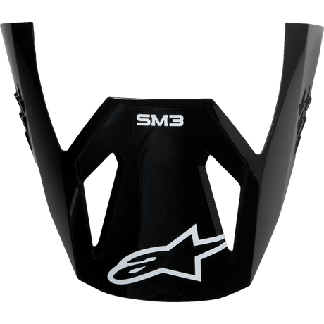 ALPINESTARS VISOR SM3 BLACK - GLOSS (8980326 - 1180) - DRIVEN Canada's Powersports 80593475731378980326 - 1180