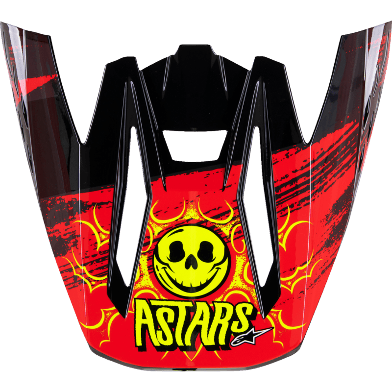 ALPINESTARS VISOR SM5 RASH RED/G (8987023 - 9033 - OS) - DRIVEN Canada's Powersports 80593471752708987023 - 9033 - OS